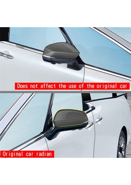 Alphard 40 Serisi 2023+ Için Karbon Fiber Yan Ayna Kapağı Kapağı (Yurt Dışından) modelleri