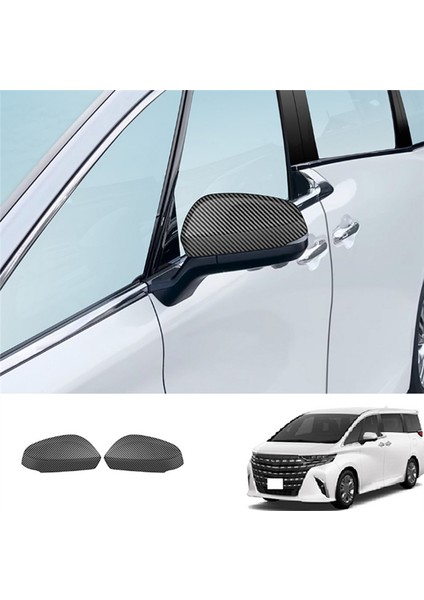 Alphard 40 Serisi 2023+ Için Karbon Fiber Yan Ayna Kapağı Kapağı (Yurt Dışından) indirimleri