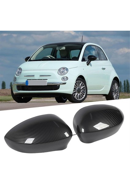 Araba Arka Görünüm Kapağı Yan Ayna Kapağı Karbon Fiber (Yurt Dışından)