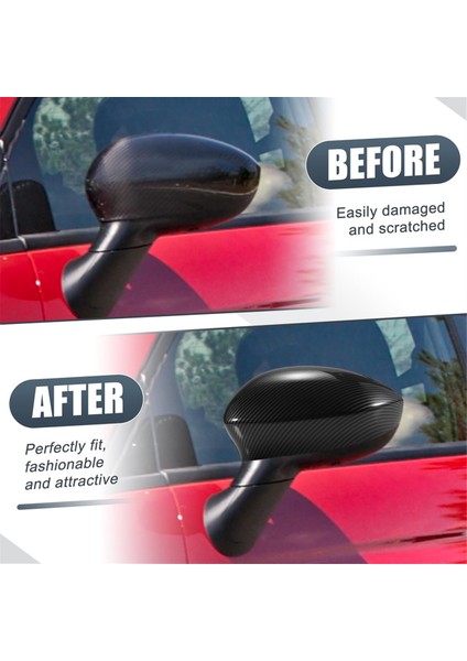 Araba Arka Görünüm Kapağı Yan Ayna Kapağı Karbon Fiber (Yurt Dışından) fırsatları