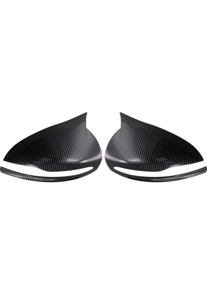 W205 Karbon Fiber Için Boynuzlu Stil Yan Arka Ayna Kapağı (Yurt Dışından) modelleri
