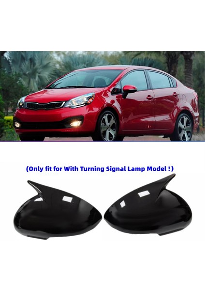 1 Çift Araba Ox Horn Dikiz Aynası Muhafazası Trim Kapağı (Yurt Dışından)