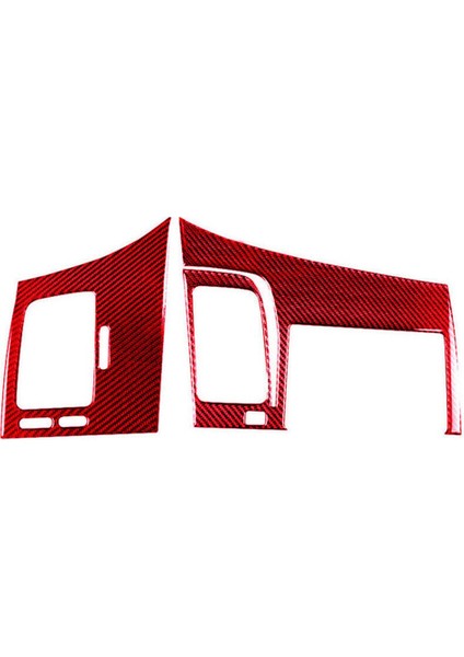 Kırmızı Karbon Fiber Navigasyon Hava Menfezi Kapağı Döşemesi (Yurt Dışından)
