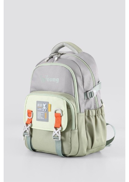Ortopedik ve Suya Dayanıklı Yeşil Okul Sırt Çantası (51944) fiyatları