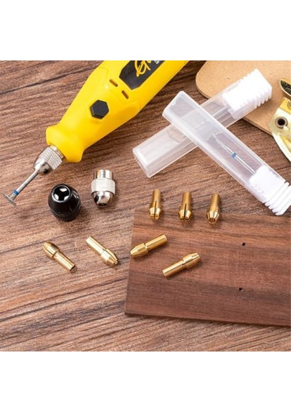 10 Adet Matkap Mandren Pens Seti, 1/32 Inç Ila 1/8 Inç Pirinç Matkap Somunu (Yurt Dışından) indirimleri
