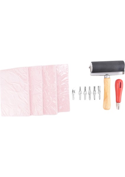 Kesici Aletler ve Brayer Silindiri ile 4 Paket Blok Damga Oyma Blokları (Yurt Dışından)