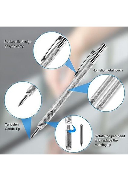 2 Adet Tungsten Karbür Rakle, Cam/seramik Için Ekstra 20 Marker Ucu (Yurt Dışından) fiyatları