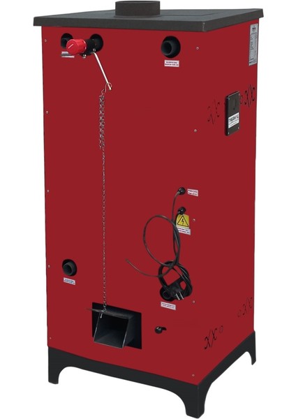 T-25 Dşk Dikey Şömine Fırınlı Kalorifer Kazanı 25.000 Kcal/h - 29,0 Kw modelleri