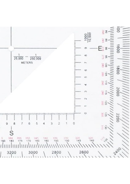 Koordinat Ölçeği Pratik Navigasyon Açıölçer (Yurt Dışından) indirimleri