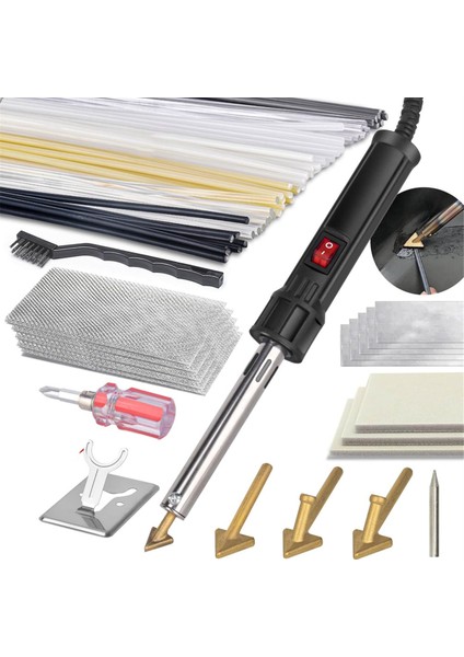 150W 3'ü 1 Arada Plastik Kaynak Makinesi, Plastik Kaynak Seti, Ingiltere Fişi (Yurt Dışından)