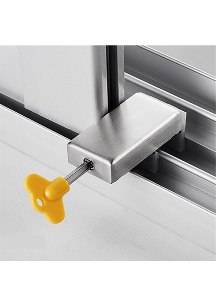 2 Adet Ayarlanabilir Pencere Güvenlik Kilitleri Sürgülü Pencere Sınırlayıcıları (Yurt Dışından) fiyatları