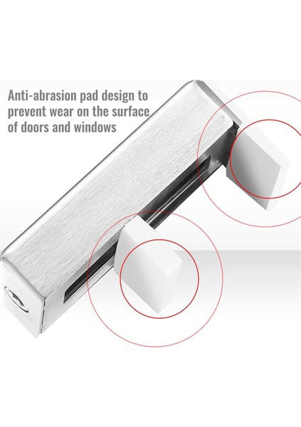 2 Adet Ayarlanabilir Pencere Güvenlik Kilitleri Sürgülü Pencere Sınırlayıcıları (Yurt Dışından) modelleri