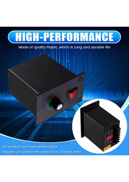 775 795 Dişli Motor Parçaları Için Dc Motor Hız Kontrol Cihazı DC12V-60 10A (Yurt Dışından) indirimleri