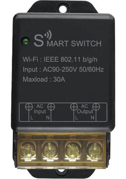 Ev Wifi Anahtarı 30A AC90-250V Kablosuz Uzaktan Kumanda Açık Kapalı (Yurt Dışından)