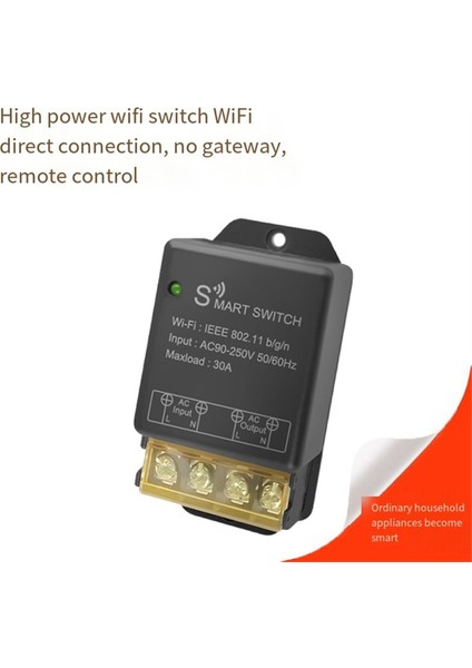 Ev Wifi Anahtarı 30A AC90-250V Kablosuz Uzaktan Kumanda Açık Kapalı (Yurt Dışından) modelleri