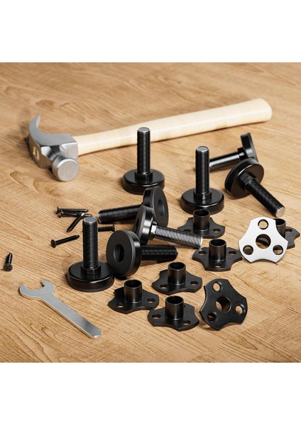 Ayarlanabilir Dengeleme Ayakları 38 Inç-16 Dişli T-Somun Takımı 4'lü Paket (Yurt Dışından) fırsatları