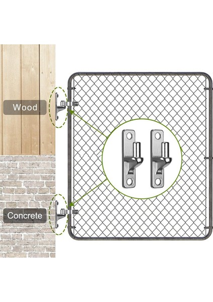 Ahşap Veya Beton Için 2 Paket Duvar Montajı Açık Çiftlik Kapısı Menteşesi (Yurt Dışından) indirimleri