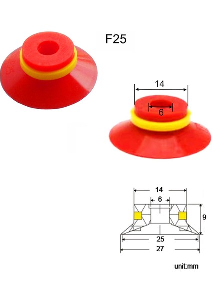 Endüstriyel Düz Vakumlu Vakum Kabı Kaburgalı, 5'li Paket F25 (Yurt Dışından) modelleri