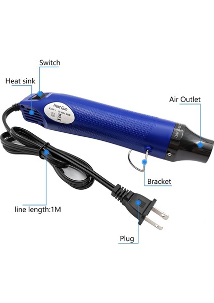 Taşınabilir Sıcak Hava Makinesi Mini Sıcak Hava Makinesi Abd Fişi Mavi (Yurt Dışından) modelleri