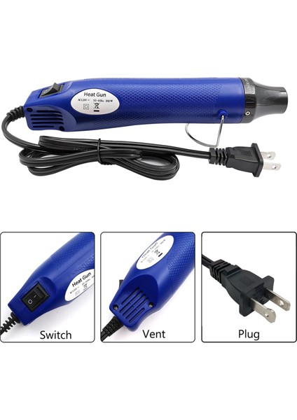 Taşınabilir Sıcak Hava Makinesi Mini Sıcak Hava Makinesi Abd Fişi Mavi (Yurt Dışından) fırsatları