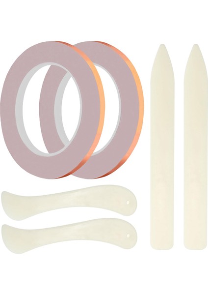 2 Rulo Bakır Destekli Bakır Folyo Bant Vitray Yapımı Için 6mm (Yurt Dışından)