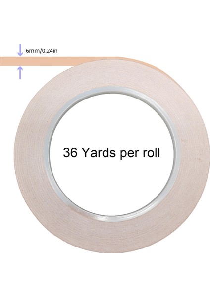 2 Rulo Bakır Destekli Bakır Folyo Bant Vitray Yapımı Için 6mm (Yurt Dışından) modelleri