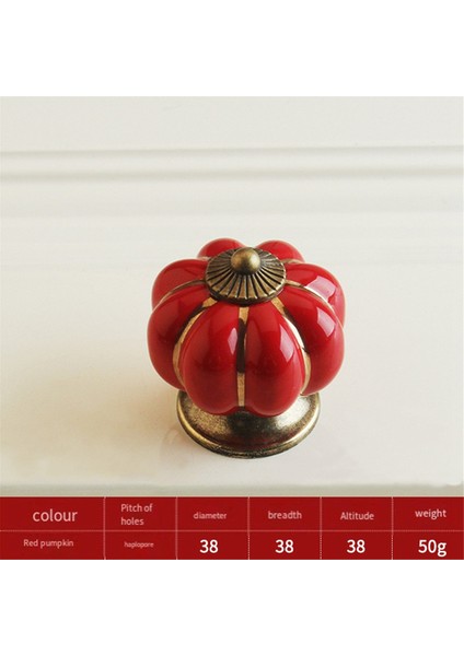 8 Adet Balkabağı Seramik Kulplar 38MM Çekmece Kulpları Dolap Kapı Kulpları (Yurt Dışından) indirimleri