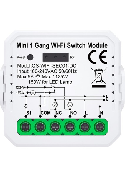 Tuya Wifi Akıllı Anahtar Modülü Uzaktan Kumandalı Akıllı Ev (Yurt Dışından)