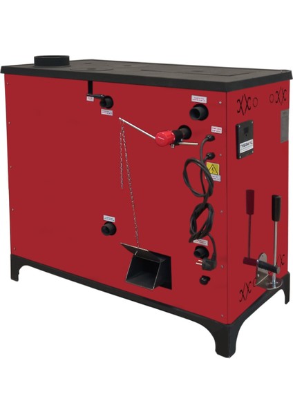 T-25 Yşk Yatay Şömine Fırınlı Kalorifer Kazanı 25.000 Kcal/h - 29,0 Kw modelleri
