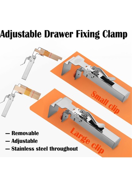 Ayarlanabilir Çekmece Sabitleme Kelepçesi Evrensel Çekmece Paneli (Yurt Dışından) fiyatları