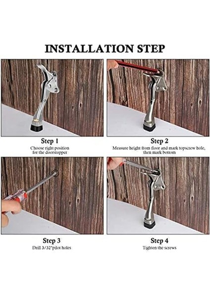 Ayak Kapı Durdurucu Otomatik Ayak Kapı Kapı Durdurucu Ayarlanabilir (Yurt Dışından) fırsatları