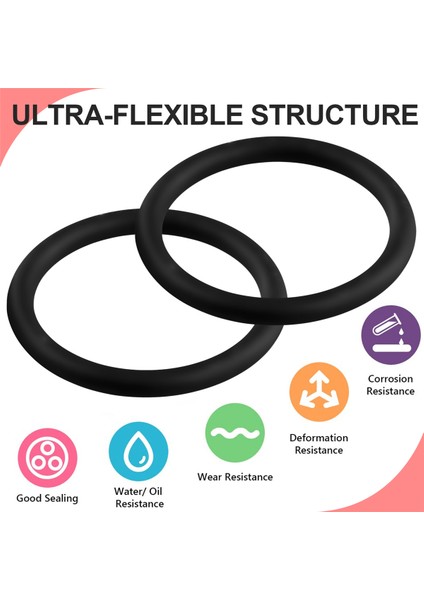 347 Adet Kauçuk O-Ring Çeşitleri Kiti Buna-N Conta Sızdırmazlık O-Ringleri (Yurt Dışından) fırsatları