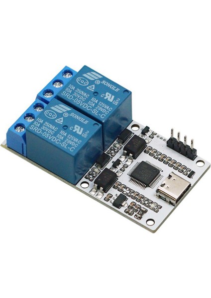 Röle Modülü 2 Kanal Usb'den CH340 Seri Kontrol Röle Modülü (Yurt Dışından)