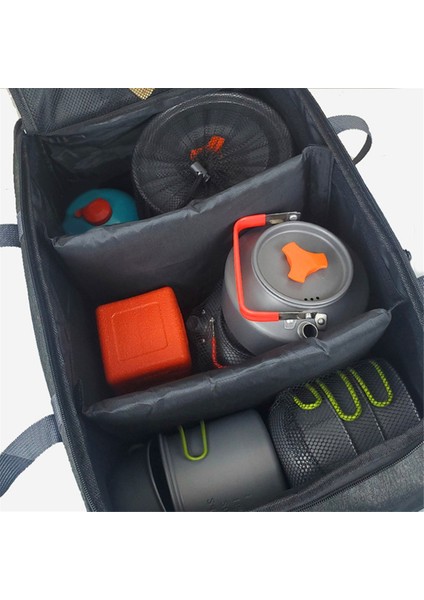 Çok Işlevli Kamp Pişirme Gereçleri Çantası Açık Hava Piknik Sofra Takımı Düzenleyici (Yurt Dışından) fırsatları