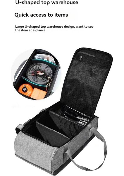 Çok Işlevli Kamp Pişirme Gereçleri Çantası Açık Hava Piknik Sofra Takımı Düzenleyici (Yurt Dışından) indirimleri