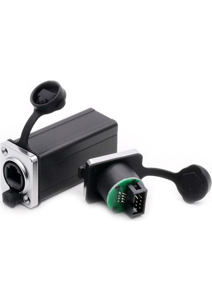 RJ45 8P8C Ethernet Konnektör Panel Montaj Soketleri Adaptörü A (Yurt Dışından) fırsatları