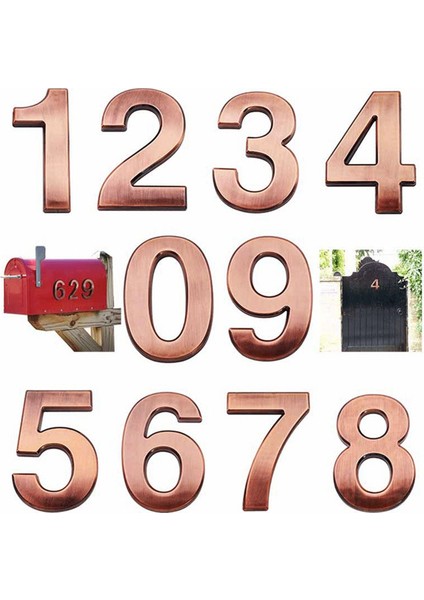 3D 0-9 Rakamlı Oda Kapı Numarası Bina Kapı Adresi Daire (Yurt Dışından) fiyatları