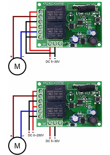 433MHZ Uzaktan Kumanda Anahtarı Kablosuz Röle 2ch Modülü (Yurt Dışından) indirimleri
