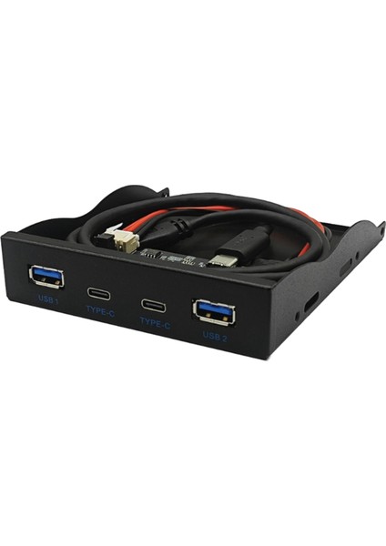 Disket Sürücü Bölmesi Paneli Usb3.2 Gen2 Type-C Disket Sürücü Bölmesi Paneli (Yurt Dışından)