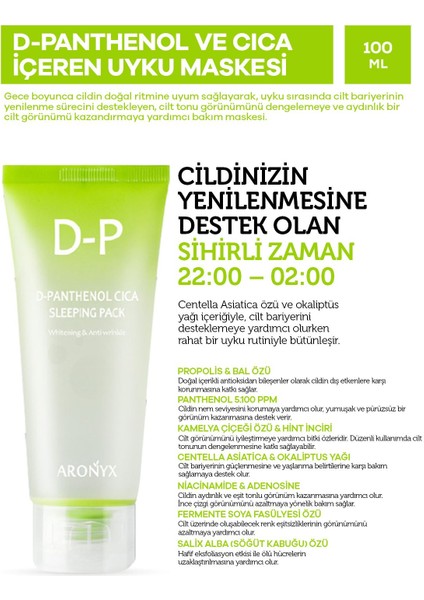 D-Panthenol ve Cica Uyku Maskesi 100 ml fiyatları