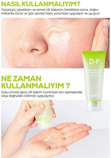 D-Panthenol ve Cica Uyku Maskesi 100 ml modelleri