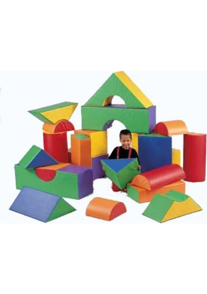 Sünger Aktivite Büyük Blok Parçalar 21 Adet