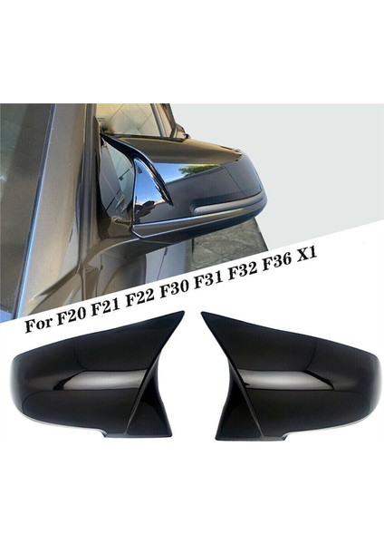 Araba Parlak Siyah Dikiz Aynası Kapağı M2 F30 F20 I3 Için (Yurt Dışından)