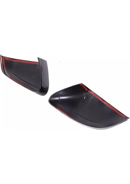Araba Dikiz Aynası Kapağı Parlak Siyah (Yurt Dışından)