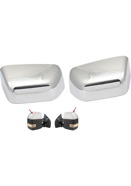 Çift Çekme Aynası Kapağı Lhrh Tarafı HC3Z-17D743-CA Süper Görev Için (Yurt Dışından)