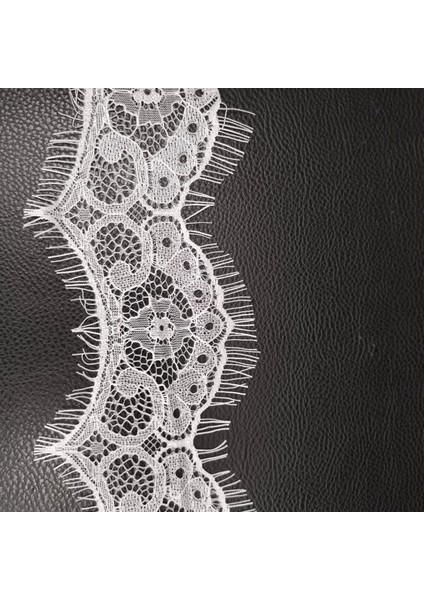 Sakallı Dantel (Kod A209)ENİ 7,5-8 cm 1 Adet 3 Metre Dir. Beyaz -Şık Zarif Ipeksi fırsatları