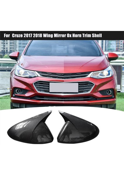 Karbon Fiber Yan Kapı Dikiz Aynası Kapağı Muhafaza Kapağı (Yurt Dışından)