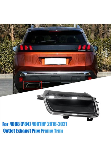 4008 P84 400THP 2016-2021 Için Egzoz Çıkış Manşonu Kapağı (Yurt Dışından) modelleri