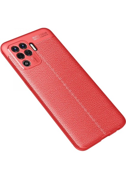 Oppo Reno 5 Lite Kılıf Auto Focus Kapak - Kırmızı fiyatları