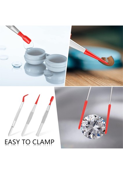 Kauçuk Uçlu Cımbızlar Pvc Kaplamalı Cımbız Seti Kırmızı (Yurt Dışından) modelleri